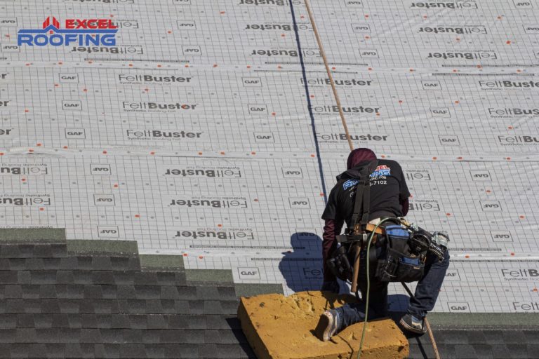 Roof replacement with architectural shingles in Wilmington, NC.