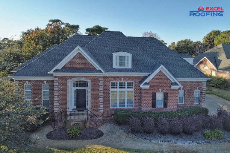 Architectural shingle roof replacement in Wilmington, NC.