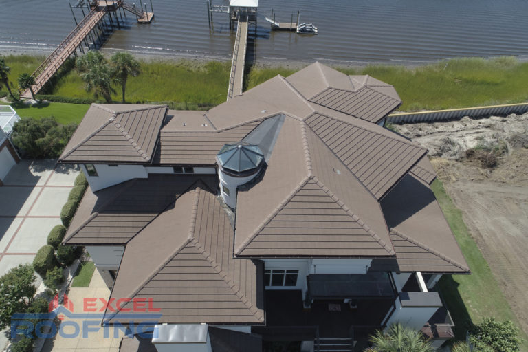 Slate Tile Roof Installment