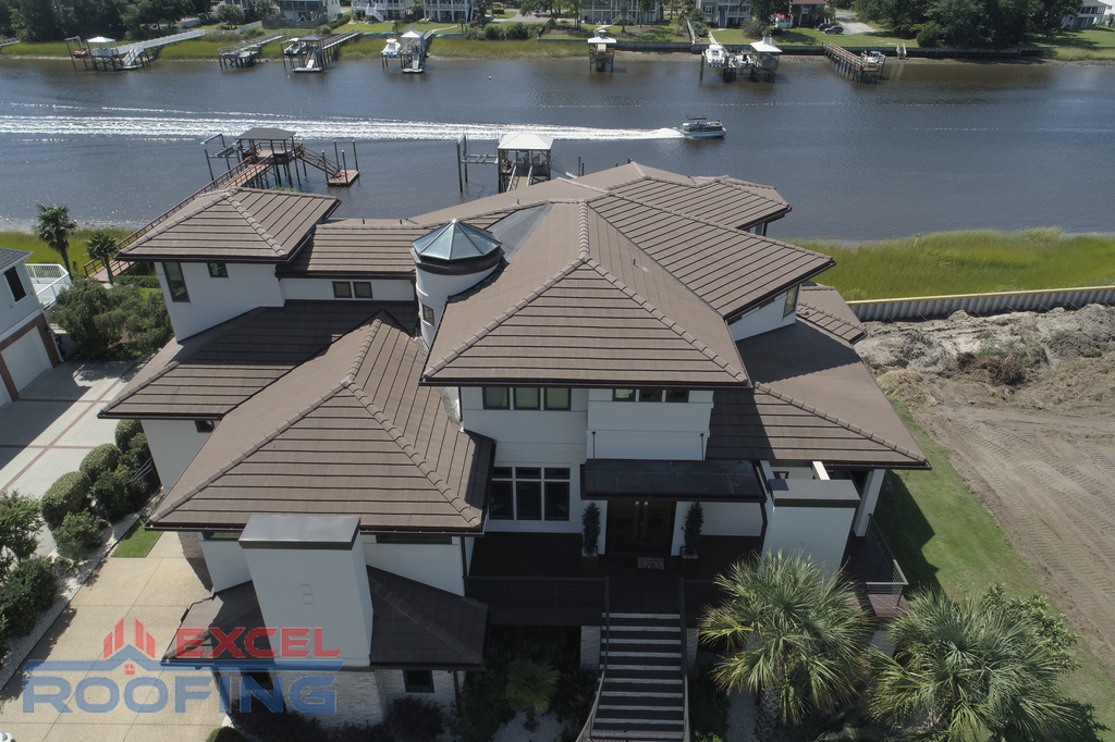 Slate Tile Roof Installment