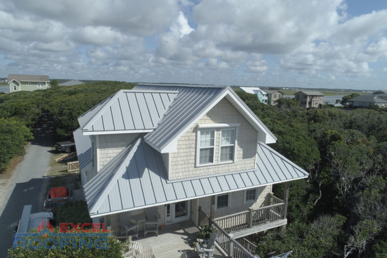 Standing Seam Metal Roof in Topsail Beach NC