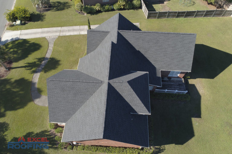 Black Shingle Roof