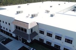 Commercial flat roof